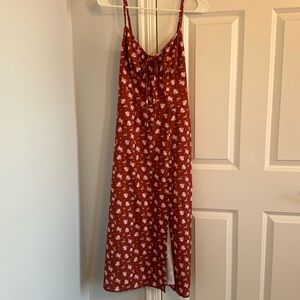 Spaghetti strap floral dress
